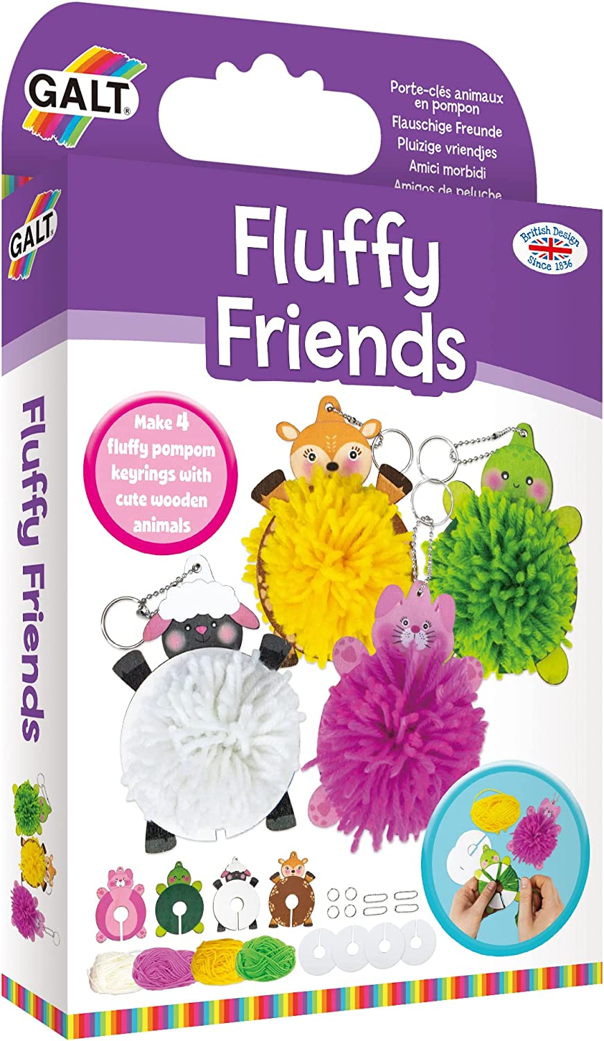GALT 1005428 FLUFFY FRIENDS CRAFT KIT
