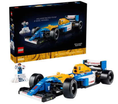 LEGO 10353 ICONS WILLIAM RACING FW14B & NIGEL MANSELL