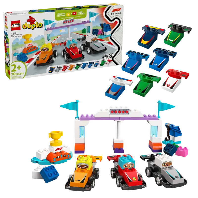 ** £10 OFF ** LEGO 10445 DUPLO TEAM RACE CARS AND DRIVERS