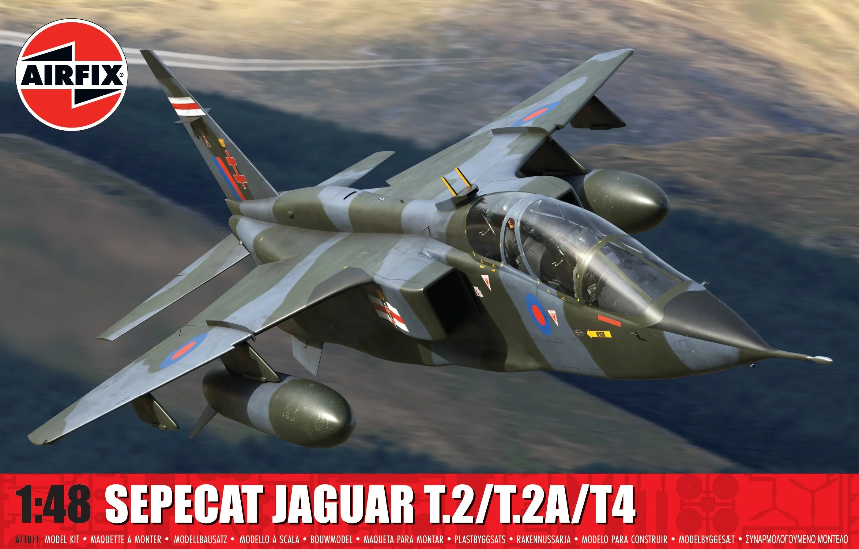 AIRFIX A11011 SEPECAT JAGUAR T2 &T4 1/48TH SCALE