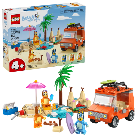 LEGO 11202 BLUEY BLUEY'S BEACH & FAMILY CAR TRIP