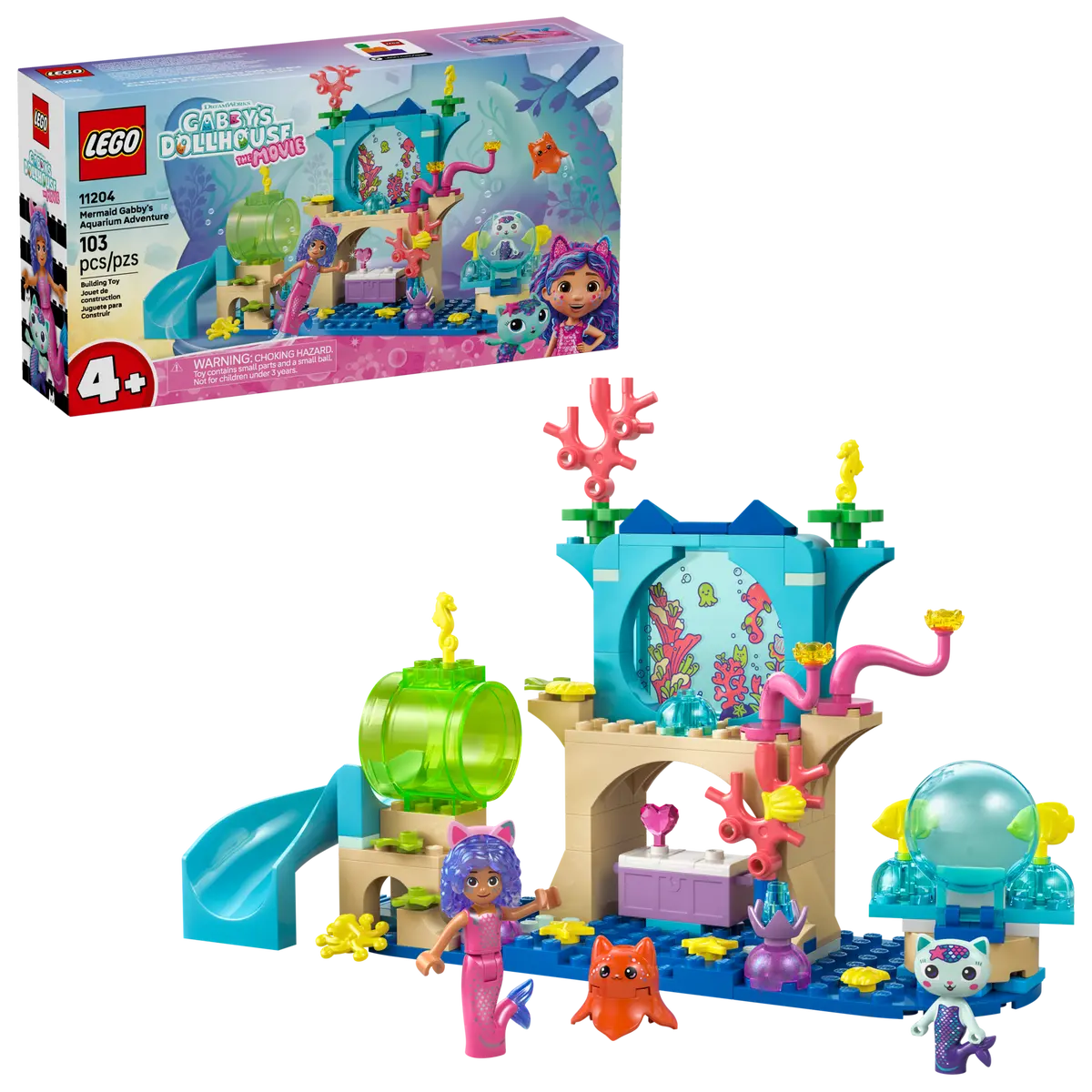 LEGO 11204 GABBY'S DOLLHOUSE MERMAID GABBY'S AQUARIUM ADVENTURE