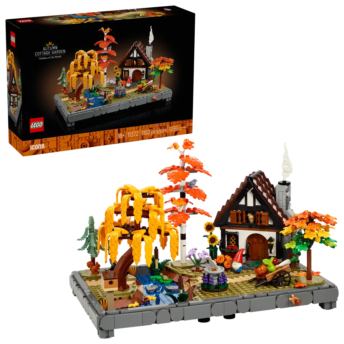 LEGO 11372 ICONS AUTUMN COTTAGE GARDEN