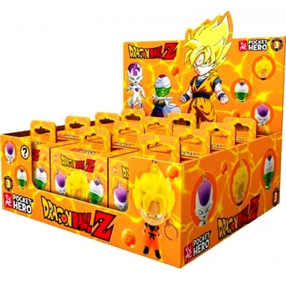 DRAGON BALL 11624 POCKET HERO KEYCHAIN BLIND BOW (RANDOM FIGURE ONE SUPPLIED)