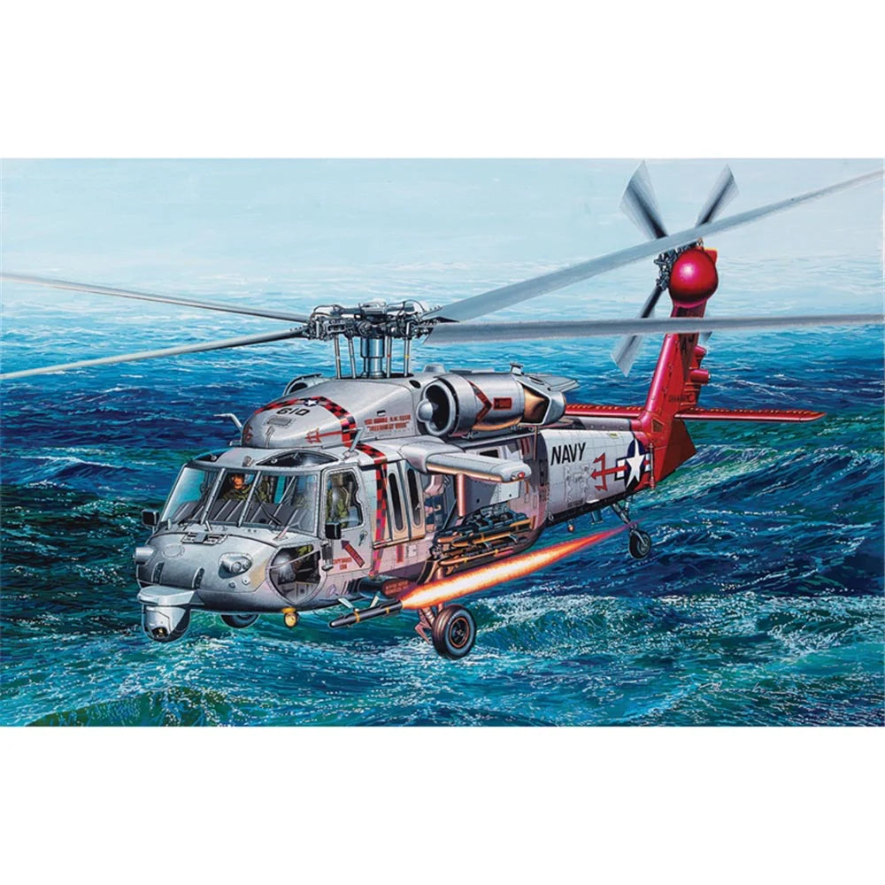 ACADEMY 12120 MH-60S Seahawk HSC-9 Tridents Helicopter 1/35 Scale