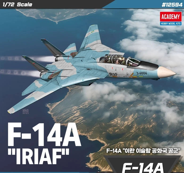 ACADEMY 12594 F-14A IRIAF 1/72 Scale