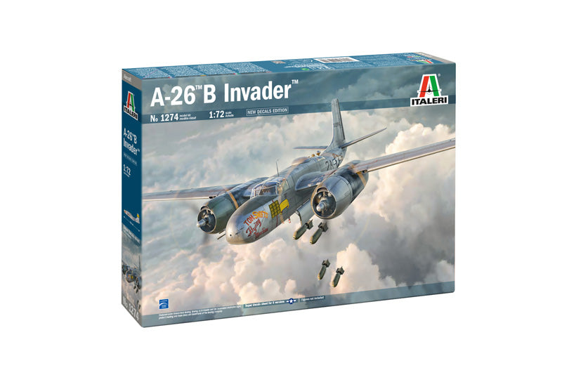 ITALERI 1274 A-26B INVADER MODEL KIT 1/72 SCALE