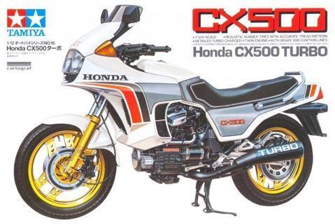 TAMIYA 14016 HONDA CX500 TURBO MOTORBIKE KIT 1/12 SCALE