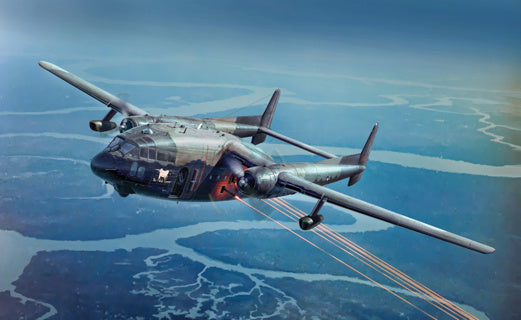ITALERI 1468 AC-119K Stinger   1/72 SCALE PLASTIC MODEL KIT