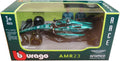 12 BURAGO 60039B NO18 ARAMCO AMR23 LANCE STROLL F1 CAR 1/43RD SCALE