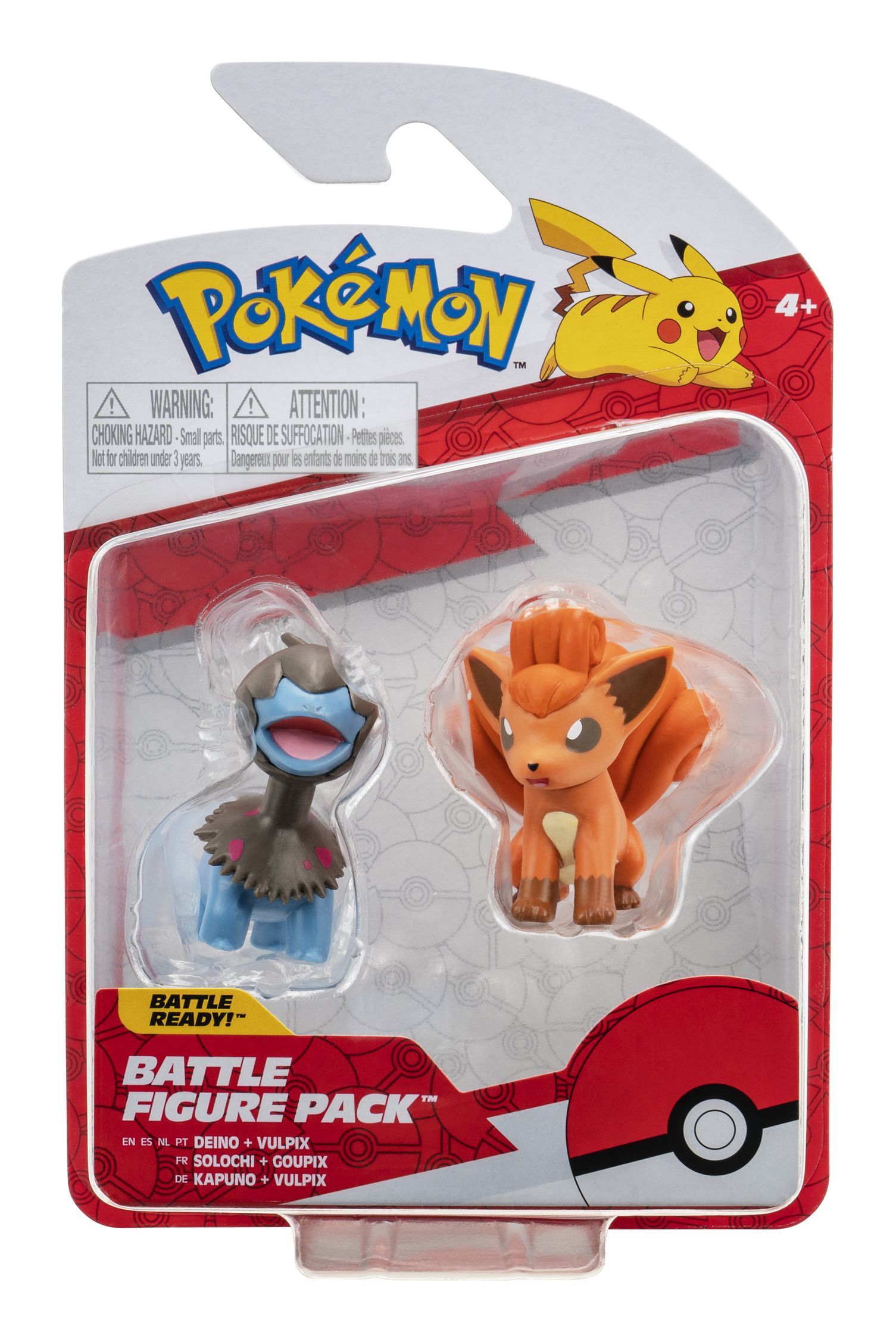 POKEMON PKW2636 DEINO-VULPIX BATTLE FIGURE PACK