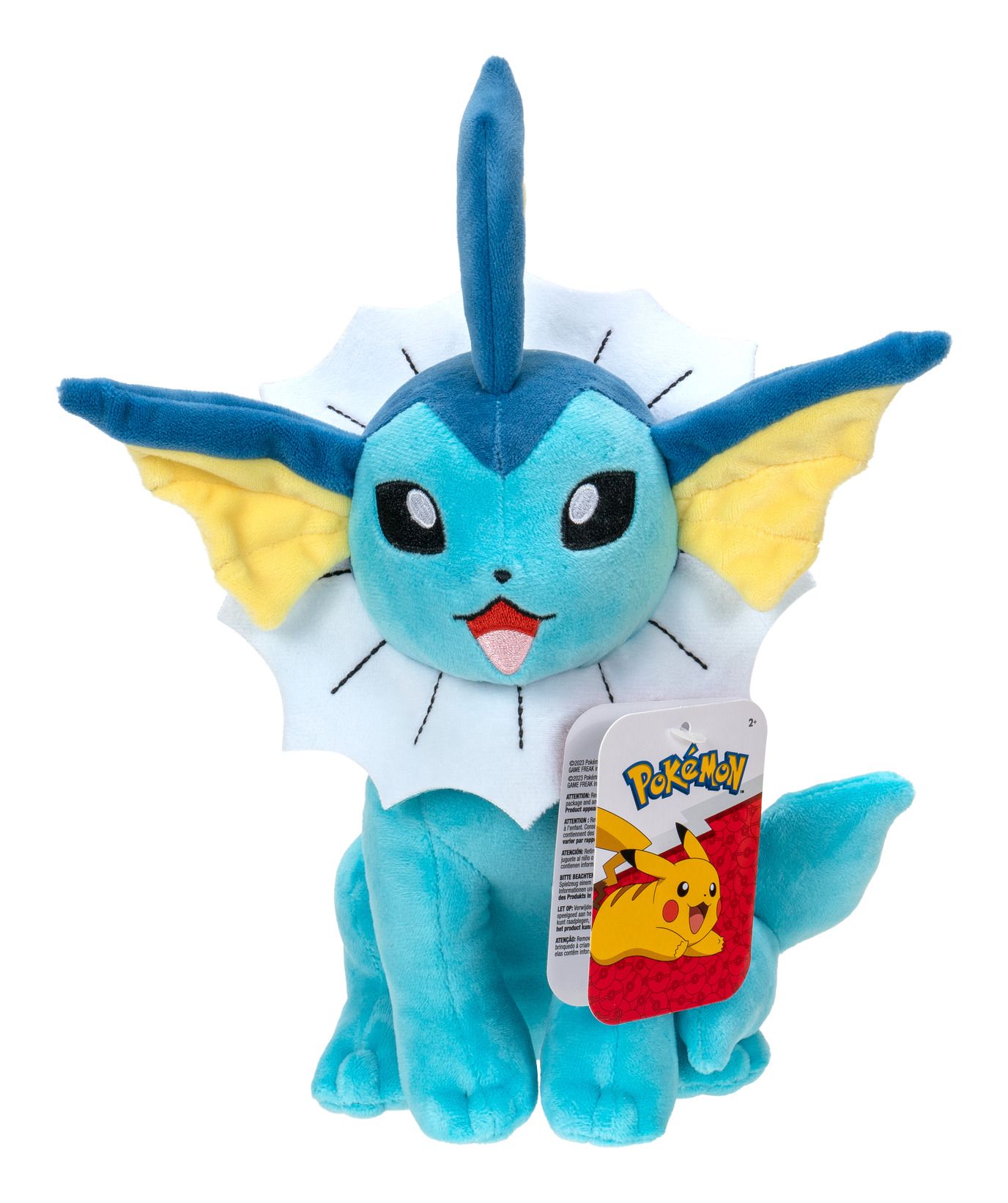 POKEMON 48160 VAPOREON 8 INCH PLUSH SOFT TOY