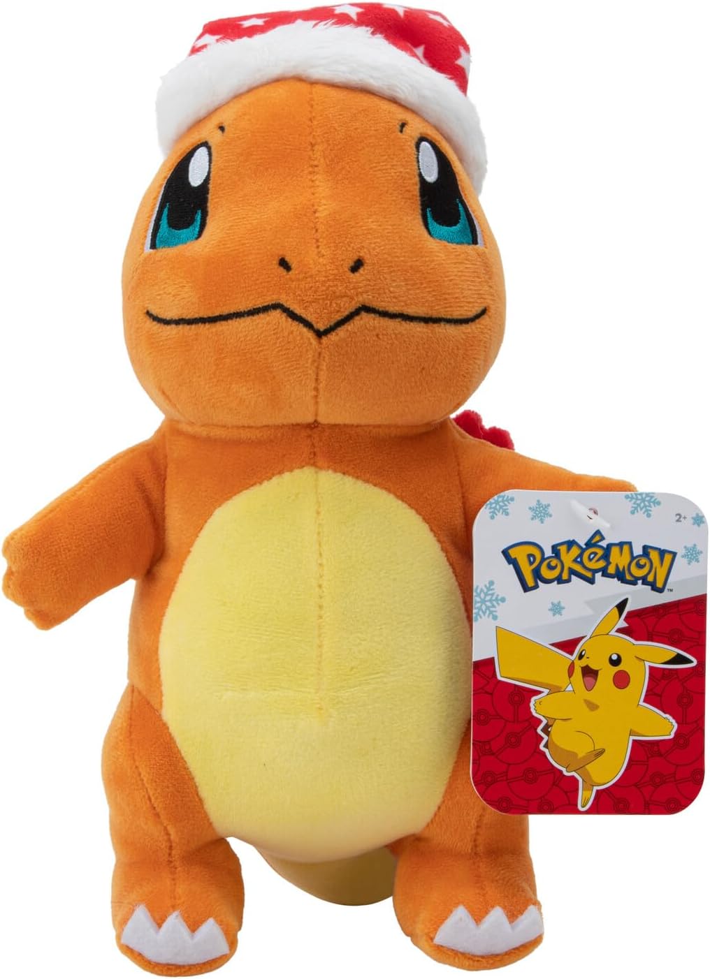 POKEMON PKW3103 CHARMANDER WITH SANTA HAT 8 INCH SEASONAL PLUSH