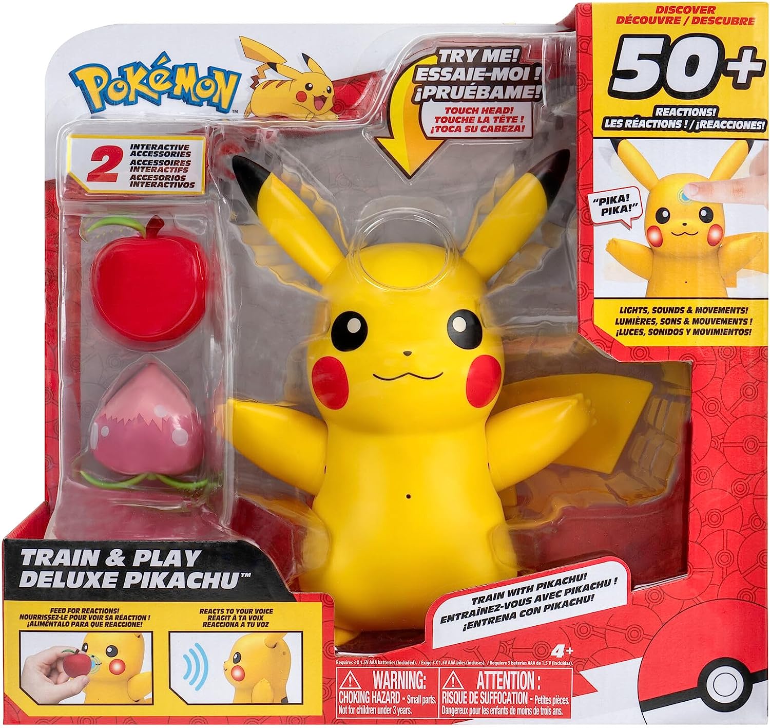 POKEMON PKW3330 TRAIN & PLAY DELUXE PIKACHU