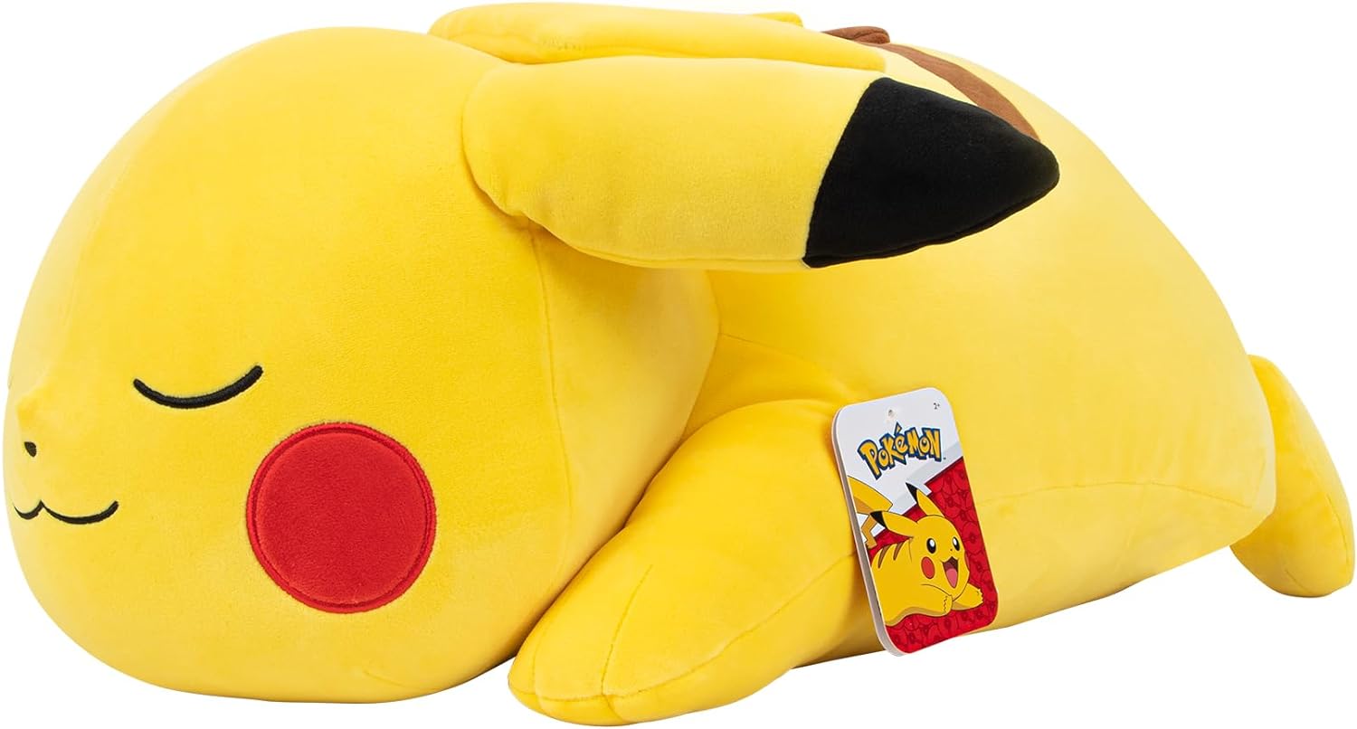 POKEMON 3882 PIKACHU SLEEPING 18 INCH PLUSH