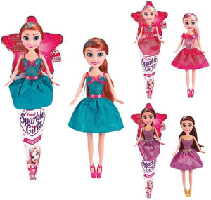 SPARKLE GIRLZ 10010 PRINCESS DOLL IN CONE (ASSORTED COLOURS ONE SUPPLIED AT RANDOM)