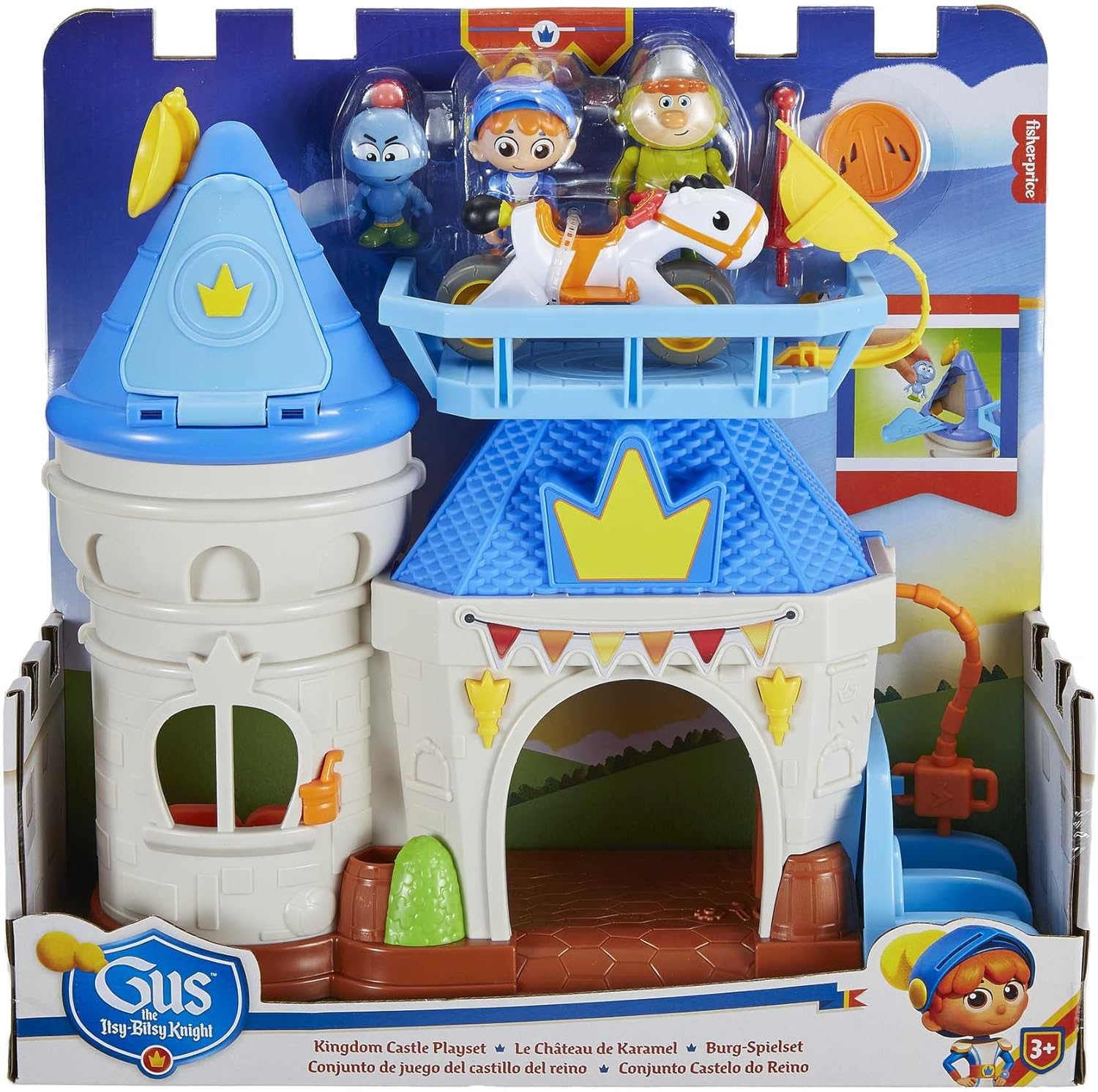 GUS THE ITSY-BITSY KNIGHT HGK33 KINGDOM CASTLE PLAYSET