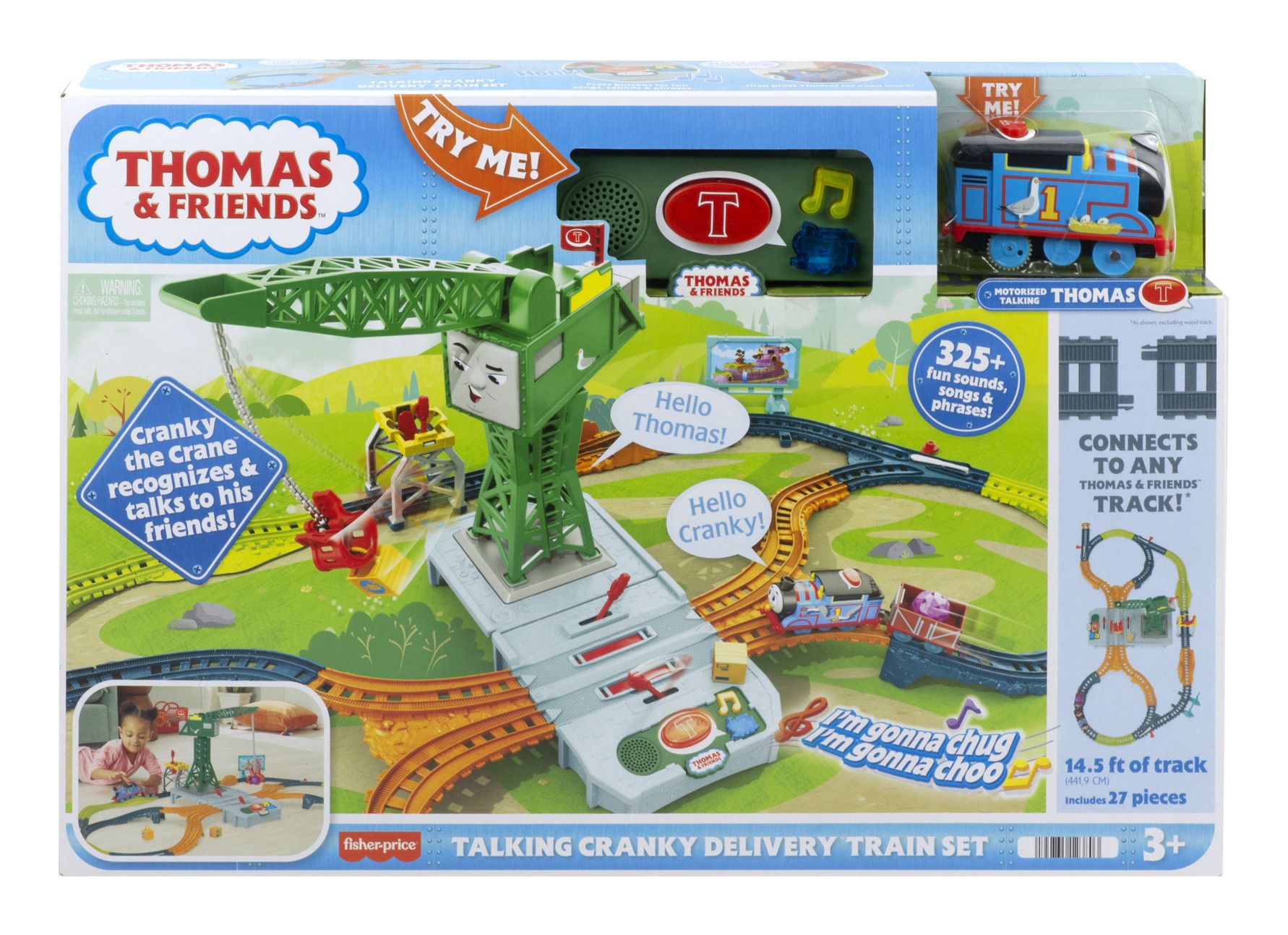 THOMAS & FRIENDS HRB37 TALKING CRANKY DELIVERY TRAIN SET
