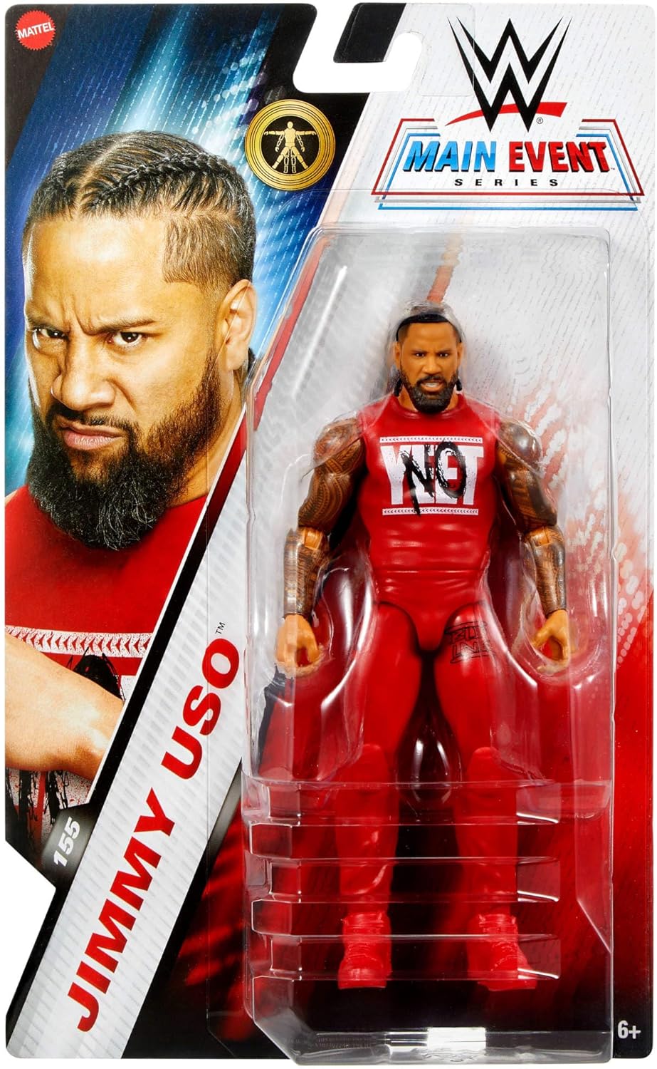 WWE JVC48 JIMMY USO WRESTLERS ACTION FIGURE
