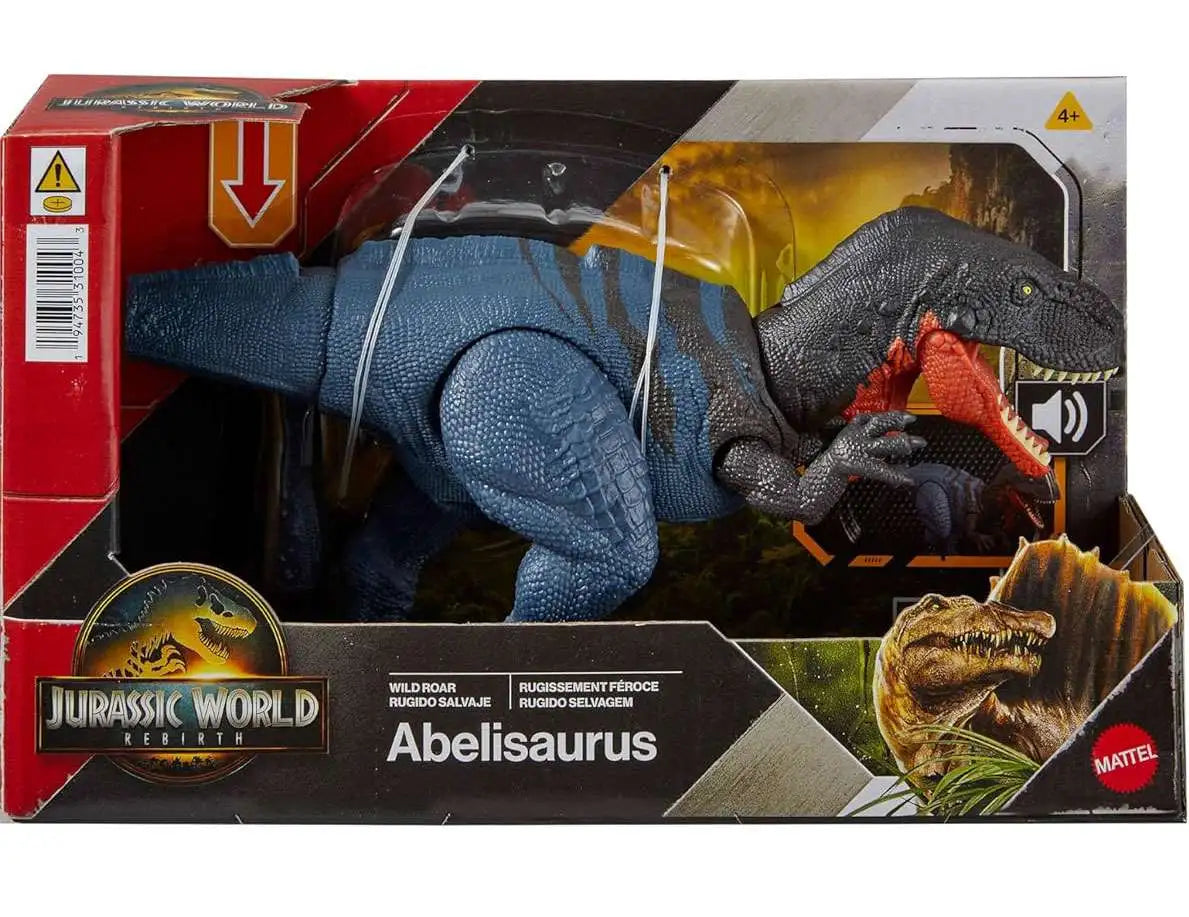 JURASSIC WORLD REBIRTH JGB91 WILD ROAR ABELISAURUS