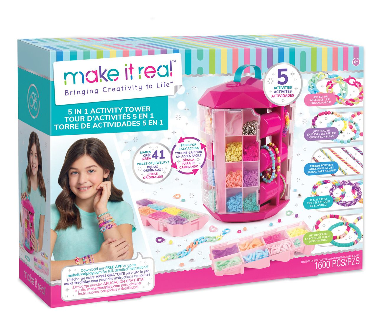 ** £10 OFF ** MAKE IT REAL 1754 5 IN 1 ACTIVITY TOWER