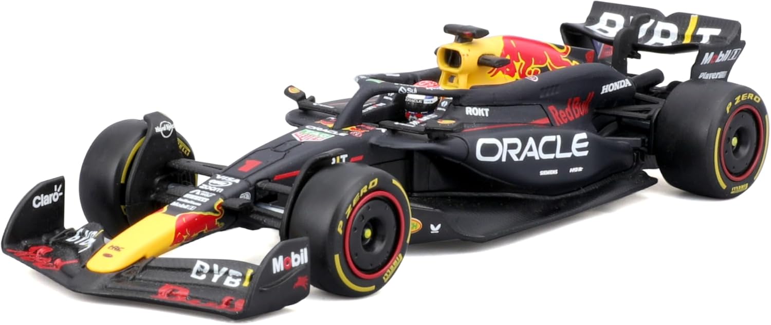 8 BURAGO 60039B NO1 ORACLE RED BULL MAX VERSTAPPEN RB20 F1 CAR 1/43RD SCALE