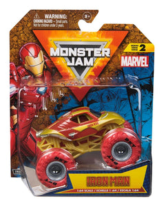 MONSTER JAM 20146857 MARVEL IRON MAN 1:64TH SCALE