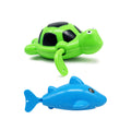 FIRST STEPS PS632 SPLISH SPLASH WIND UP BATH TOY (TURTLE/SHARK ONE SUPPLIED AT RANDOM)