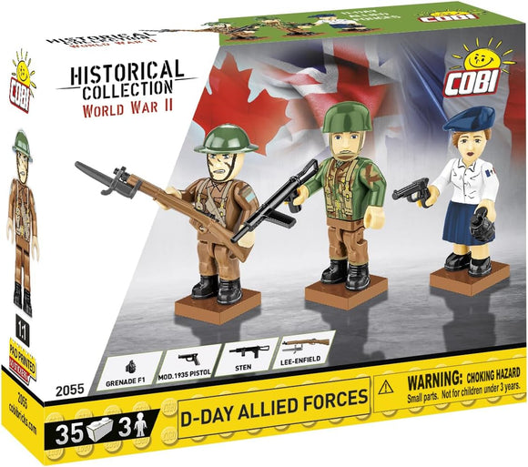 COBI 2055 D-DAY ALLIED FORCES FIGURES