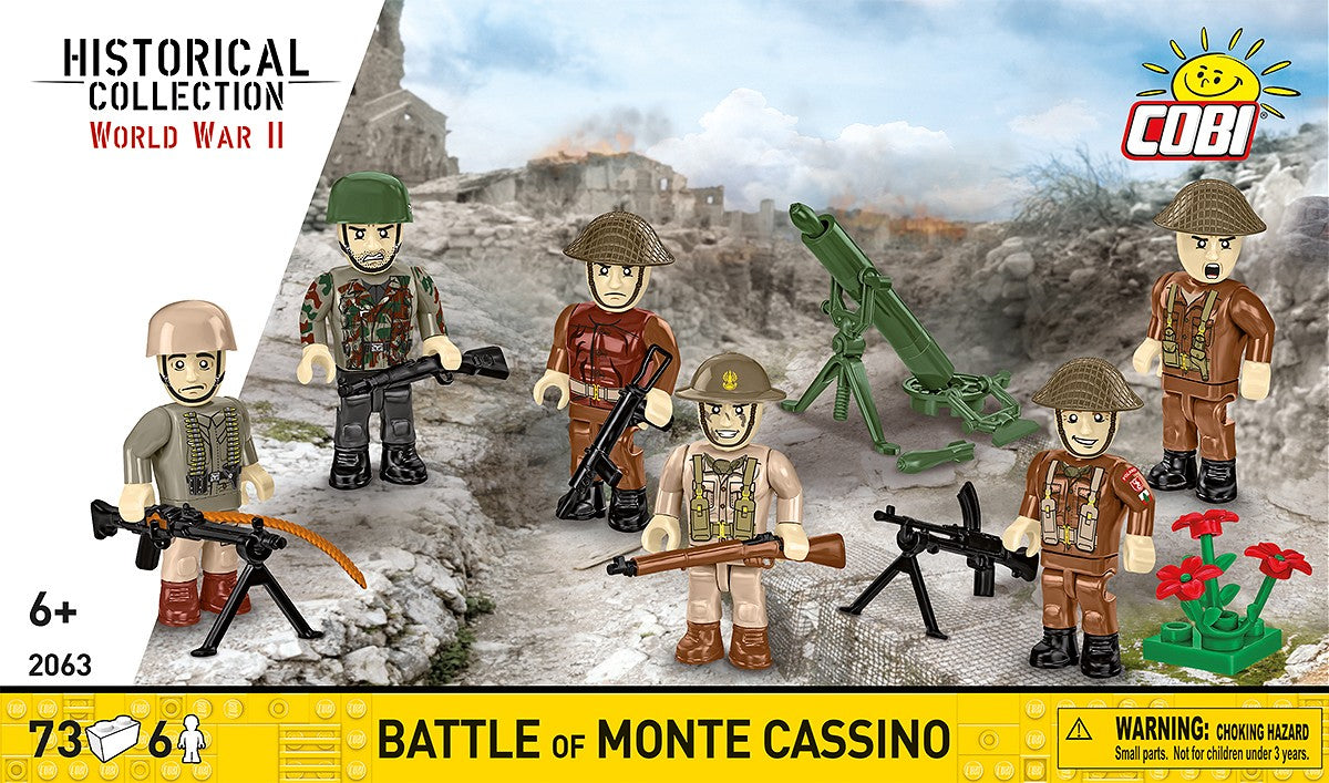 COBI 2063 BATTLE OF MONTE CASSINO FIGURES