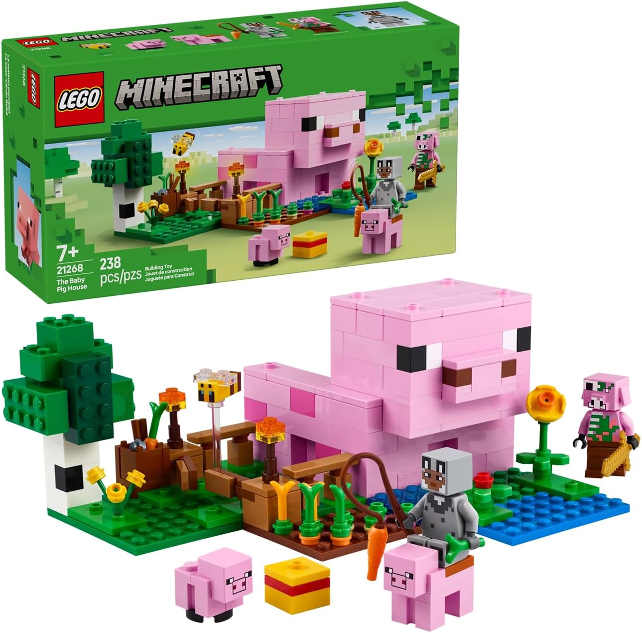 LEGO 21268 MINECRAFT THE BABY PIG HOUSE