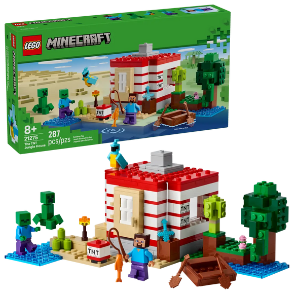 LEGO 21275 MINECRAFT THE TNT JUNGLE HOUSE