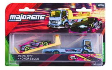 2  3000 MAJORETTE ISUZU NPR + HONDA S2000 JDM LEGENDS 8504103000