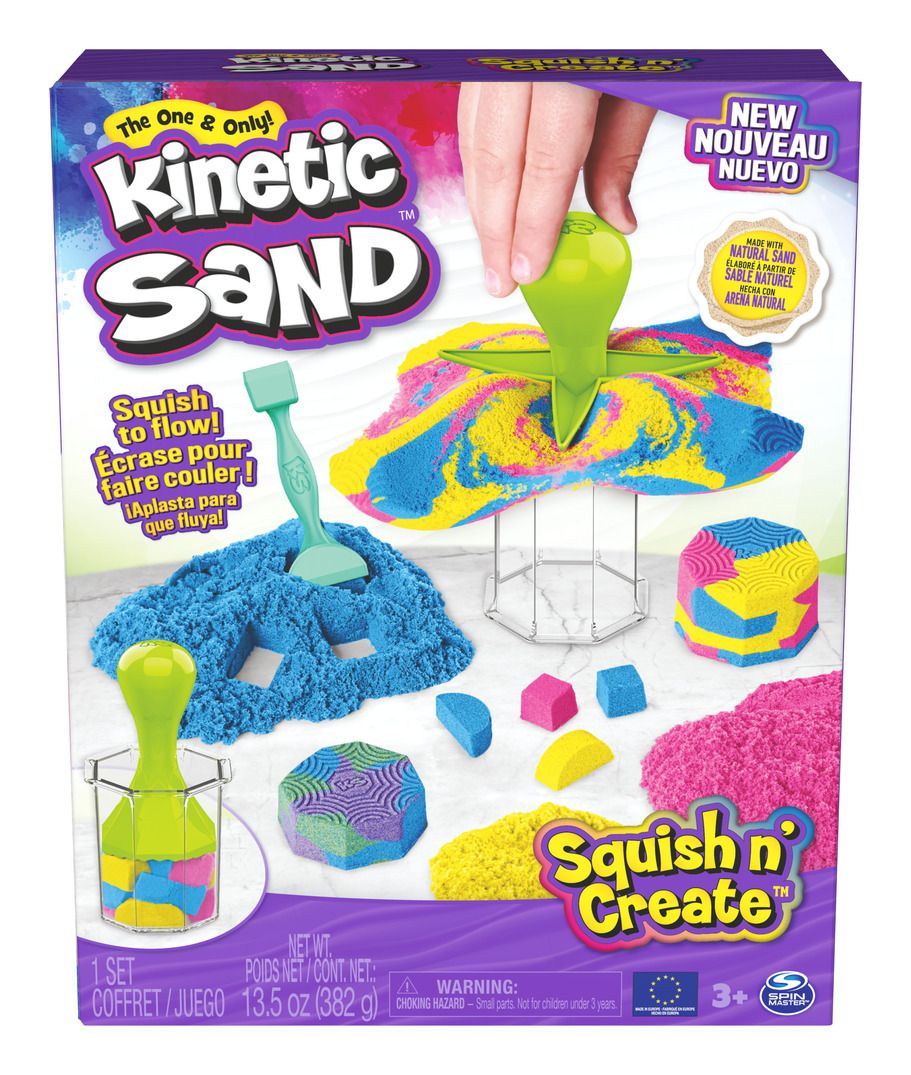 KINETIC SAND SQUISH N CREATE SET