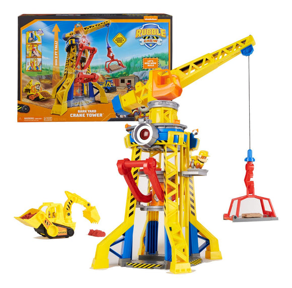 PAW PATROL 6067494 RUBBLE AND CREW BARKYARD CRANE TOWER