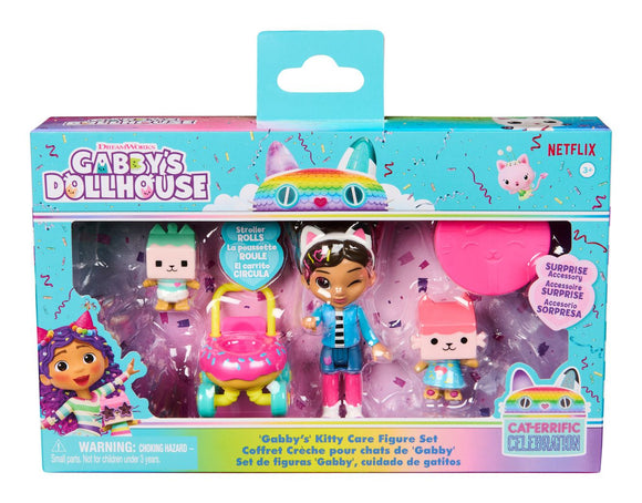 GABBYS DOLLHOUSE 6069425 'GABBY'S' KITTY CARE FIGURE SET