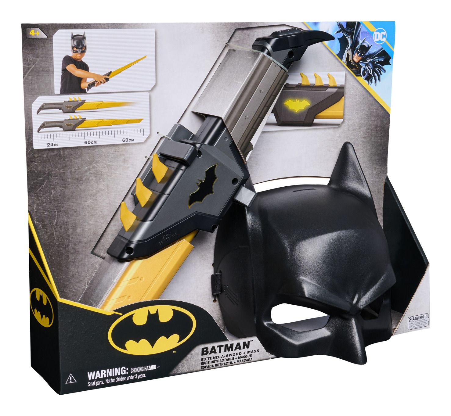 DC BATMAN 6071112 BATMAN EXTEND-A-SWORD & MASK