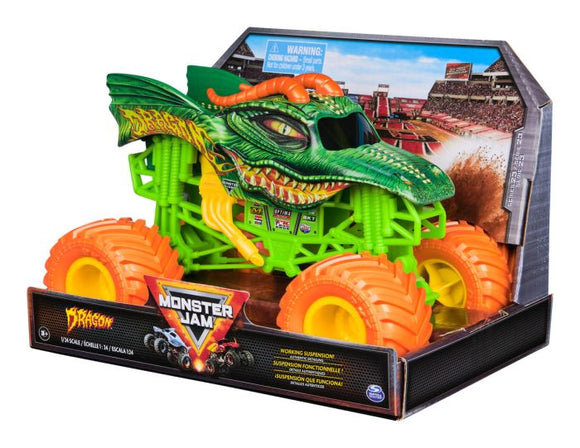 MONSTER JAM 6071322 DRAGON MONSTER TRUCK 1:24TH SCALE