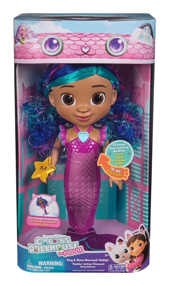 GABBYS DOLLHOUSE 6072873 MOVIE FEATURE MERMAID DOLL