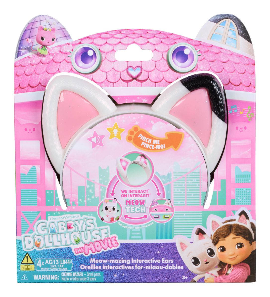 GABBYS DOLLHOUSE 6073412 MOVIE MEOW-MAZING INTERACTIVE EARS