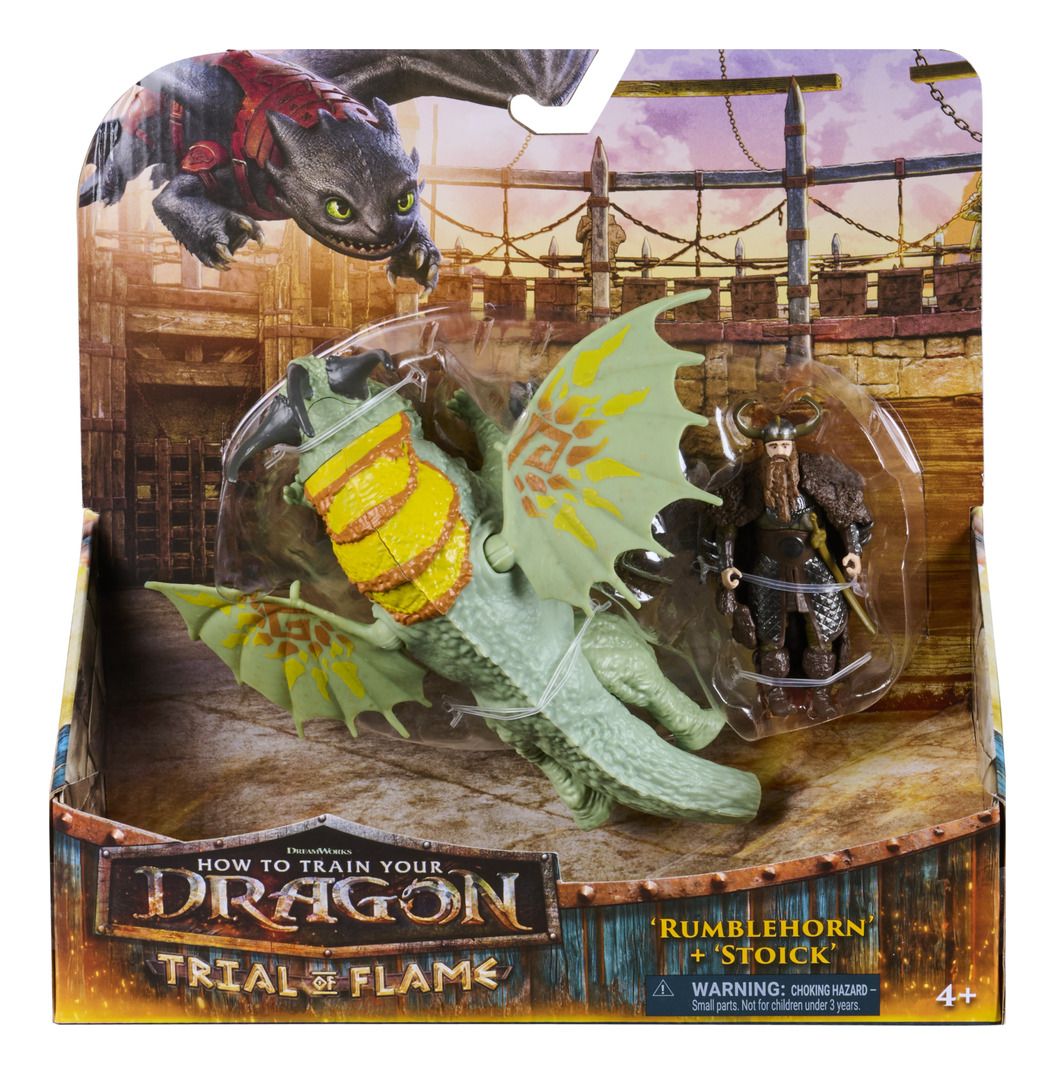 HOW TO TRAIN YOUR DRAGON RUMBLEHORN + STOICK