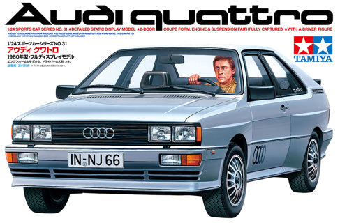 TAMIYA 24031 AUDI QUATTRO 1/24TH CAR KIT