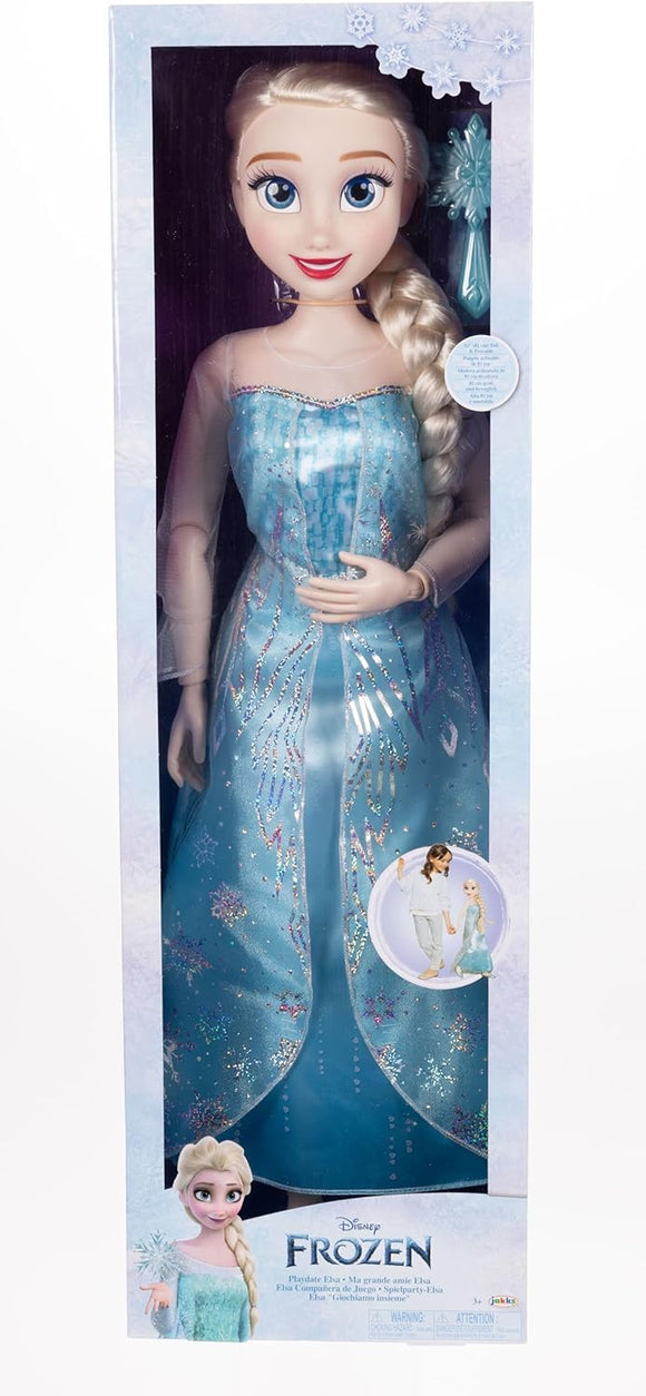 DISNEY 240474 81CM PLAYDATE ELSA DOLL GIANT