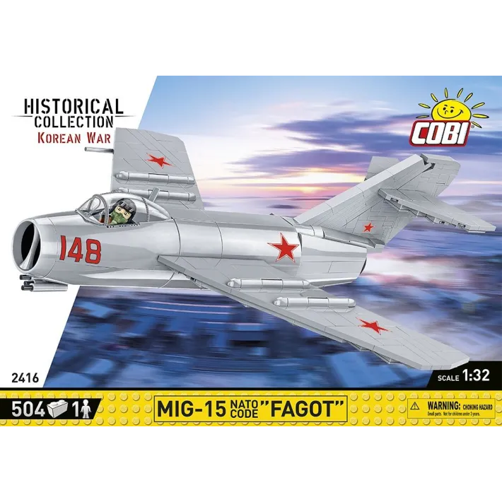 COBI 2416 MIG-15 FAGOT KOREAN WAR  1/32 SCALE