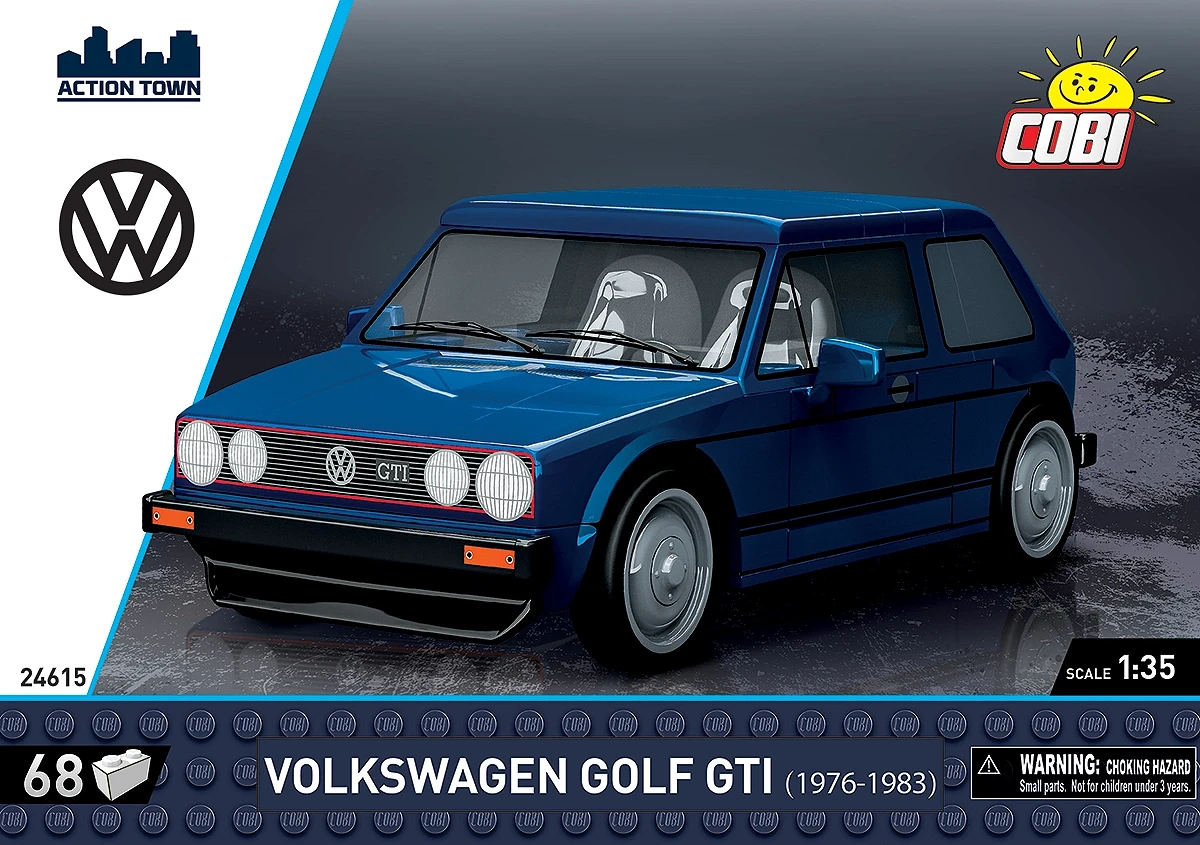 COBI 24615 VOLKSWAGON GOLF GTI (1976-1983) 1:35 SCALE