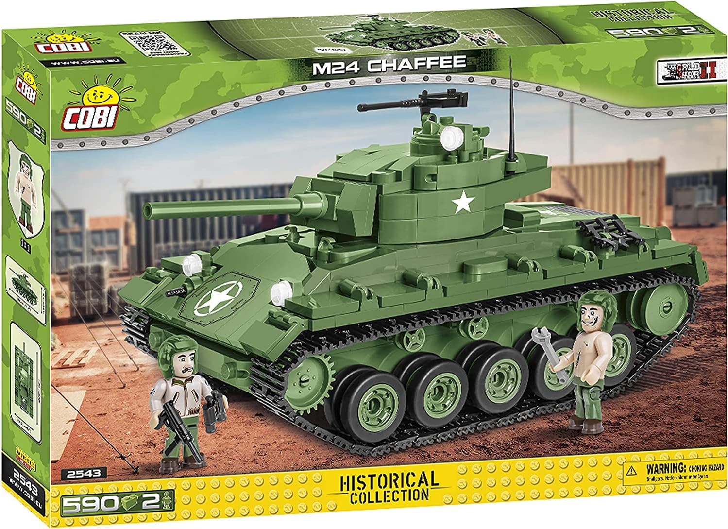 COBI 2543 M24 CHAFFEE TANK