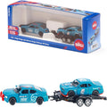 SIKU 2565 DODGE CHARGER WITH DODGE CHALLENGER RACE CAR 1:55TH SCALE
