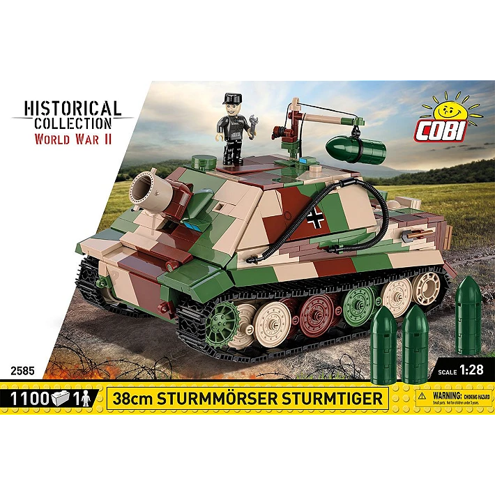 COBI 2585 STURMMORSER STURMTIGER TANK 1/28TH SCALE