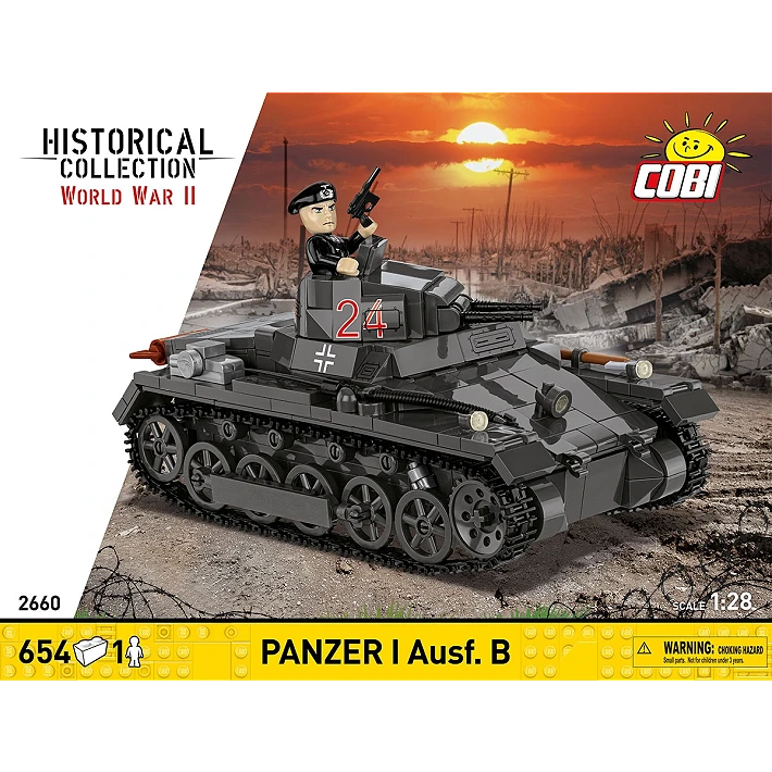 COBI 2660 PANZER 1 AUSF.B TANK 1/28TH SCALE