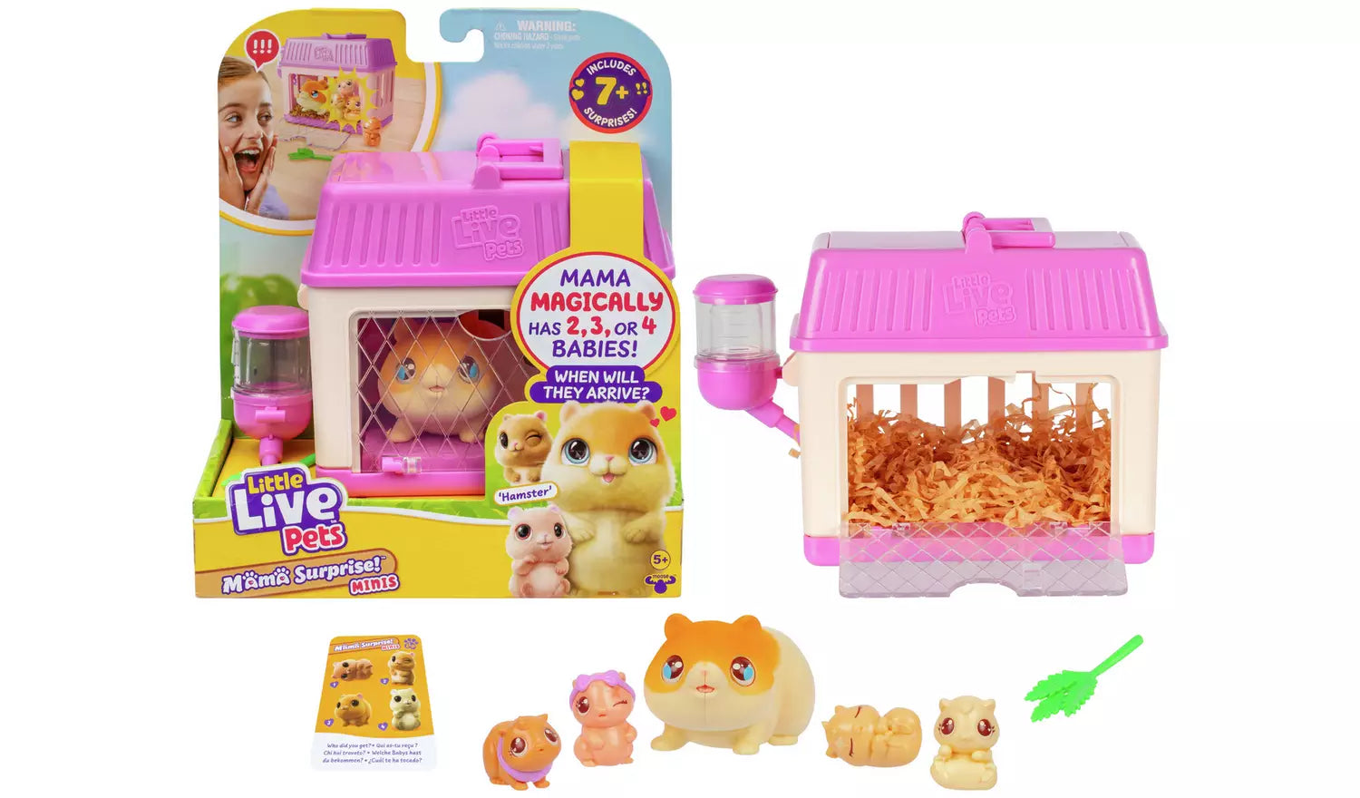LITTLE LIVE PETS 26626 MAMA SURPRISE MINIS HAMSTER